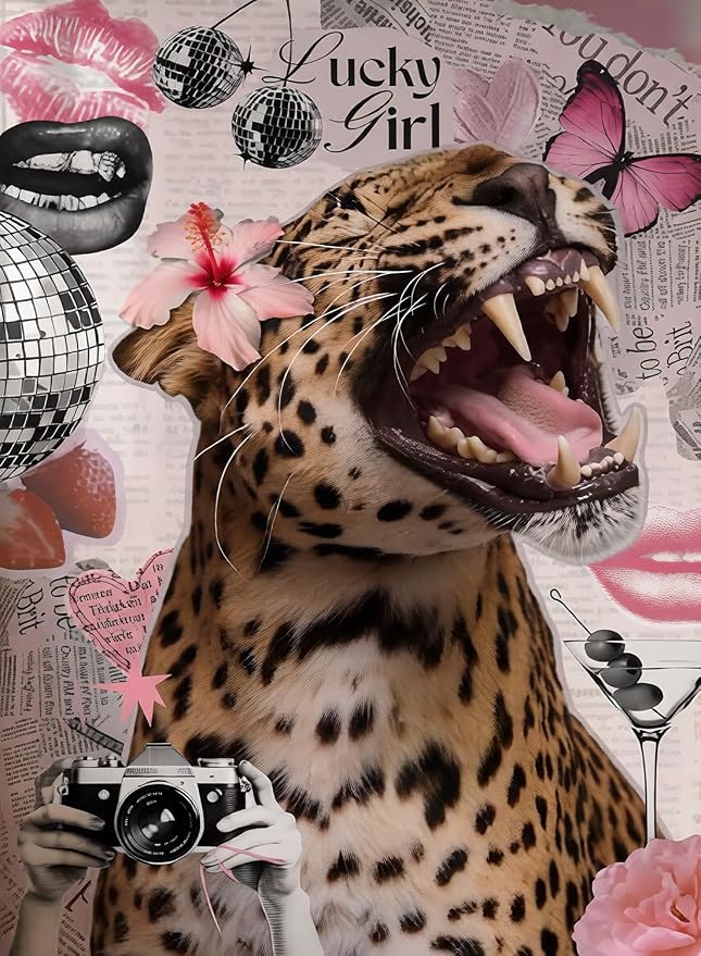 Pink Girly Diamond Art Kits for Adults Diamond Painting Kit for Adults