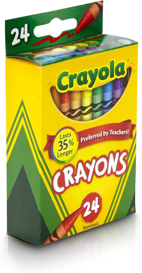 Crayola Back To School Supplies, Grades 3-5, Ages 7, 8, 9, 10, Contains 24 Crayons, 10 Washable Broad Line Markers, and 12 Colored Pencils [Amazon Exclusive]