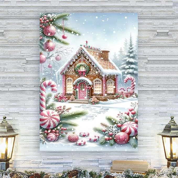 askkqtx Christmas Diamond Art Kits for Adults 12X16 Inch