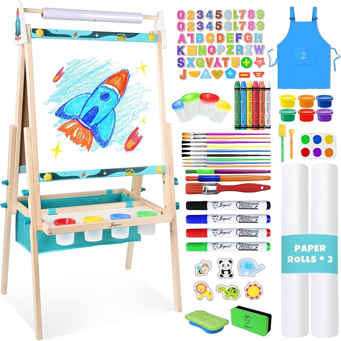 Joyooss Art Easel for Kids Easel for Toddler with Paper roll