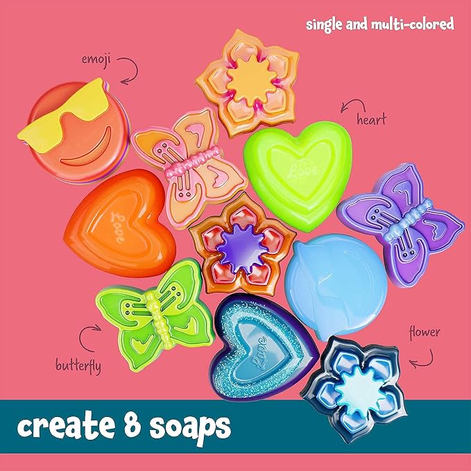 Soap Making Kit for Kids - Crafts Science Toys - Birthday Gifts for Kids | Gifts for Girls and Boys Age 6-12 Years Girl DIY Kits - Best Educational Craft Activity Gift for 6-12 Year Old Kid