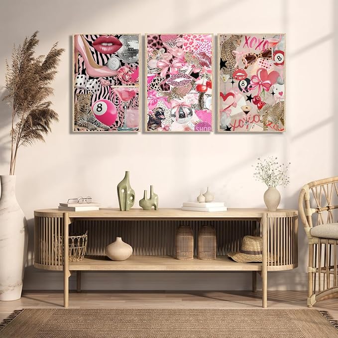 3 Pack Pink Diamond Art Kits for Adults Diamond Painting Kit for Adults