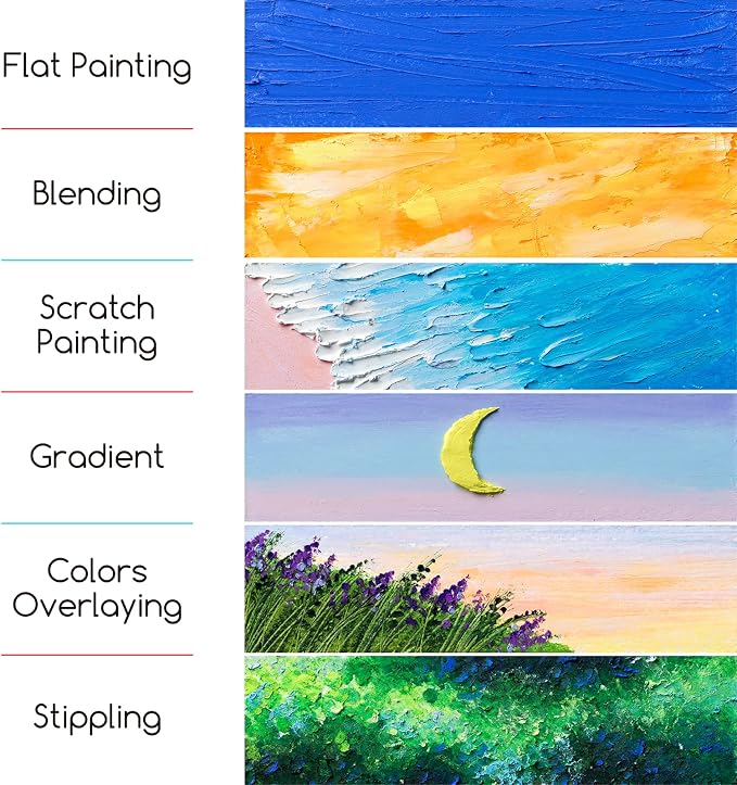 MEEDEN Soft Oil Pastels Set: 72 Vibrant Colors Oil Pastels for Artists