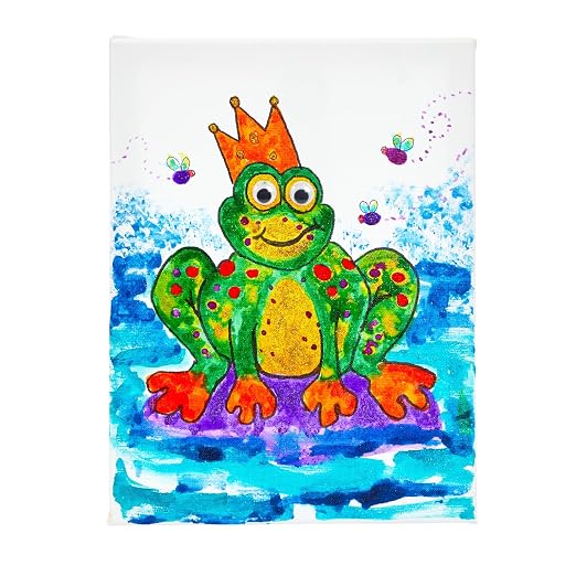 Colorations Paraben-Free Glitter Liquid Watercolor Paint, Vibrant Orange