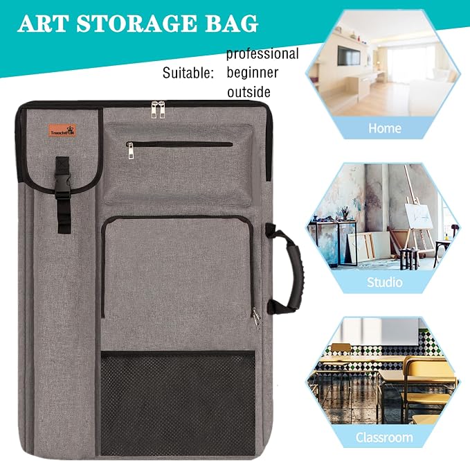 TreochtFUN Art Portfolio Case 18" x 24" - Medium Artist Backpack
