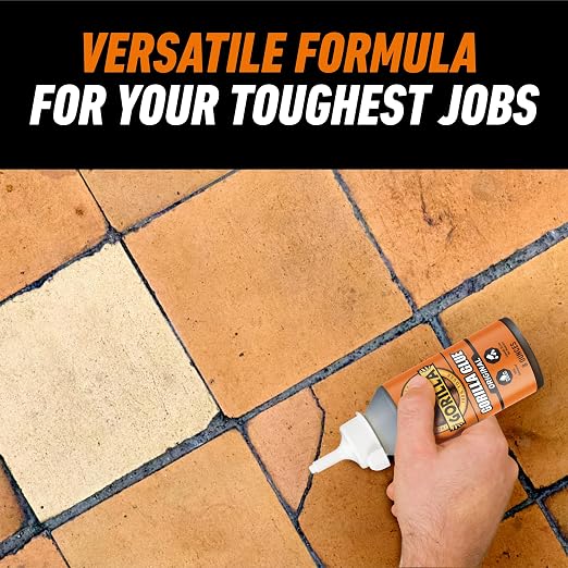 Gorilla Original Glue, Waterproof Polyurethane, Brown, 8 oz
