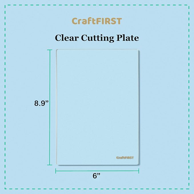 6 x 9 Clear Cutting Plate Die Cutting Machine Accessaries 1 Pair