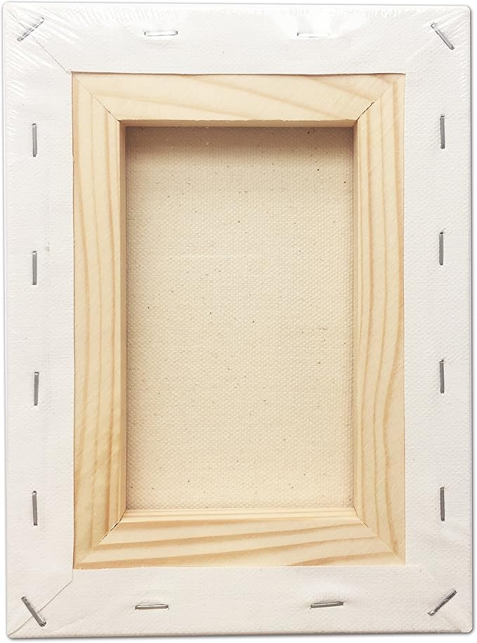 LWR CRAFTS Stretched Canvas 5" X 7" Pack of 6