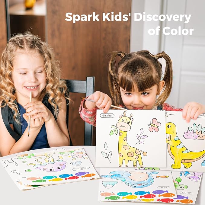 Jar Melo Paint with Water Books for Toddlers, Ocean Animals