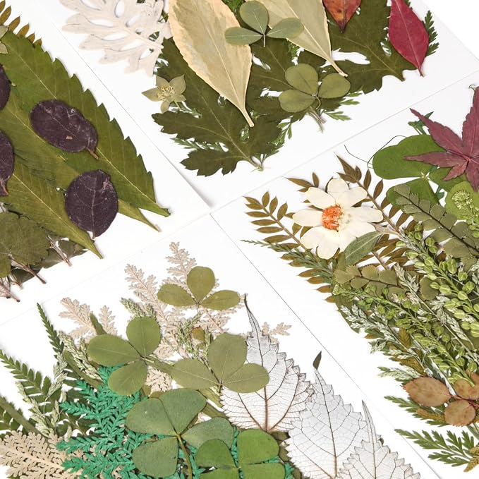 110+PCS Pressed Flowers for Resin Molds, Colorful-H | Real Dried Flower Leaves, For Resin Jewelry Making, For Scrapbooking Crafts DIY, For Soap Candles Making, For Nails Décor