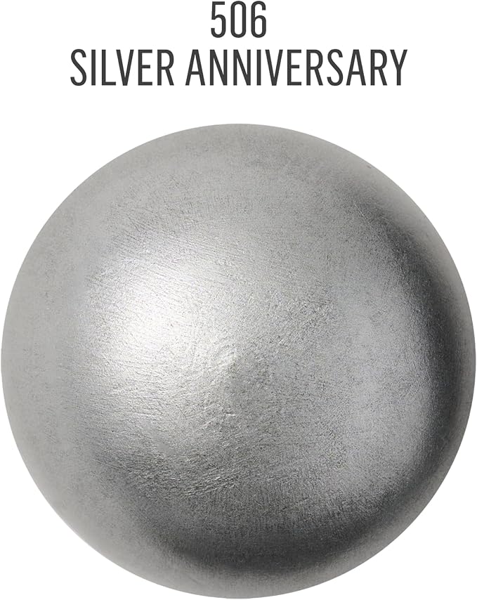 FolkArt Metallic Acrylic Paint in Assorted Colors (2-Ounce), 506 Silver Anniversary