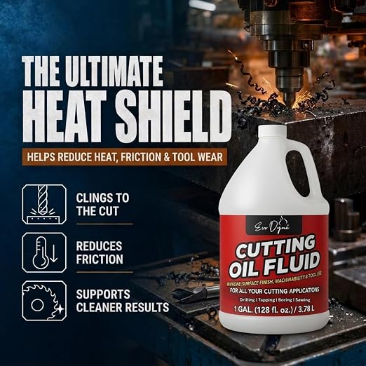 Evo Dyne Cutting Fluid 1 Gallon Metal Cutting Oil Made in USA