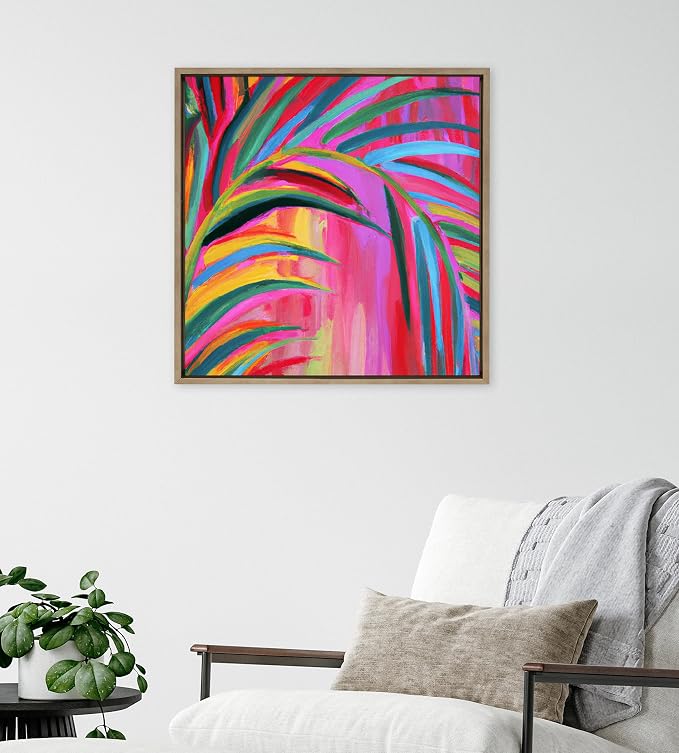 Kate and Laurel Sylvie Blank Framed Canvas Wall Art, 23x33 Bright Gold, Modern Empty Canvas for Paint-Your-Own Art, Premium Canvas Already Framed