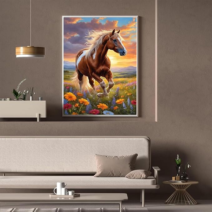Horse Diamond Painting Kits for Adults - Diamond Art Kits for Adults