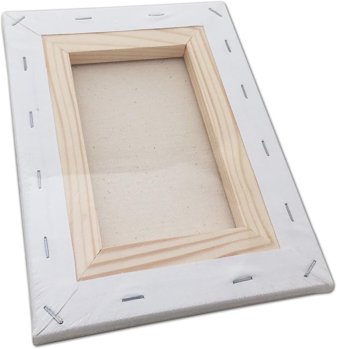 LWR CRAFTS Stretched Canvas 5" X 7" Pack of 6