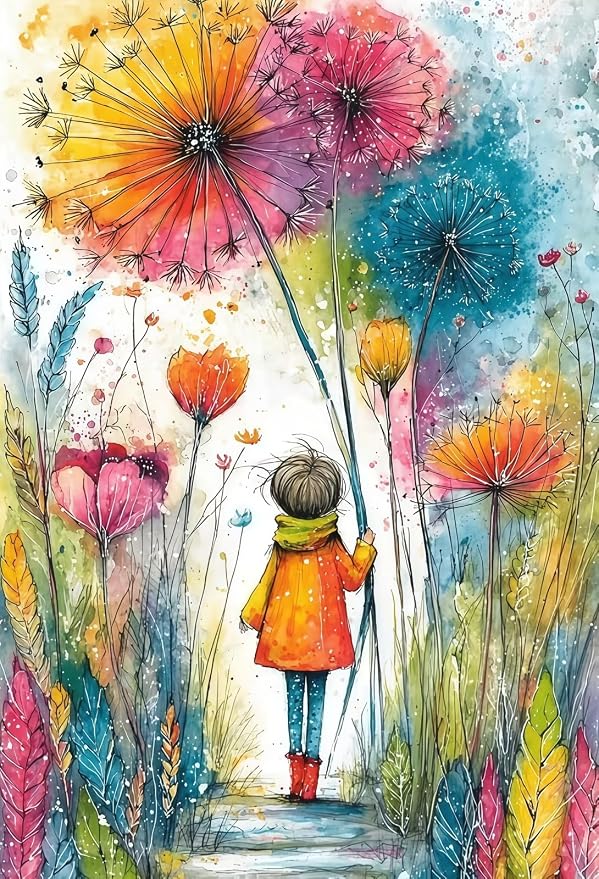 XSJDBYYQ Dreamy Little Diamond Art Kits for Adults, 5D DIY Diamond Painting