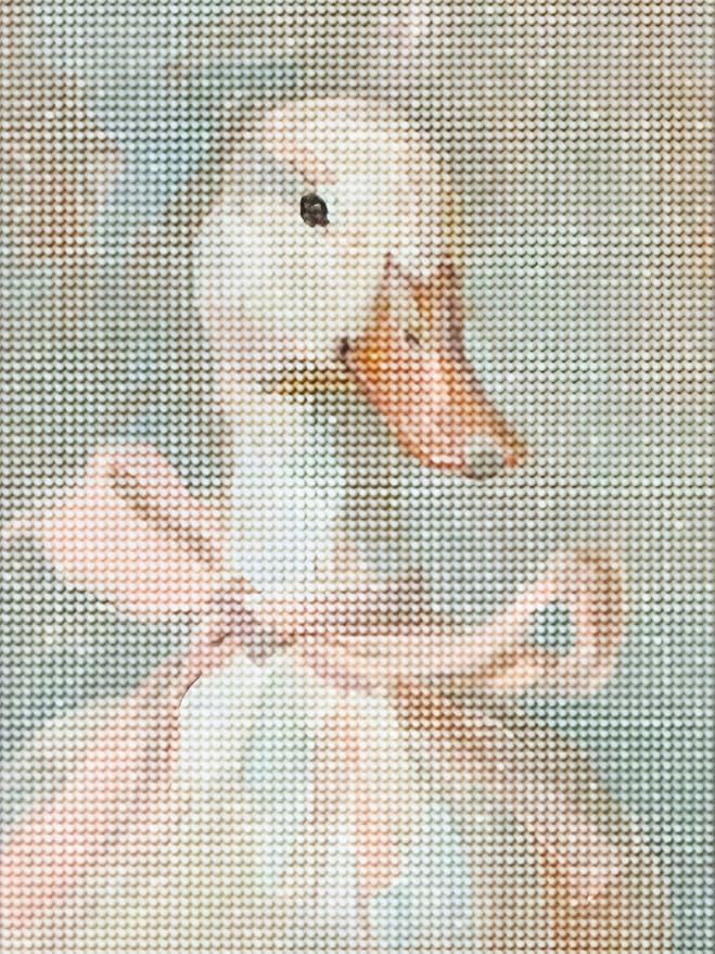 5D Diamond Painting Kits for Adults Beginner, Cute Duck Bow Diamond Art | Full Drill Round Gem Art Paint by Diamonds Dots Crafts Kits for Home Wall Decor 12x16inch