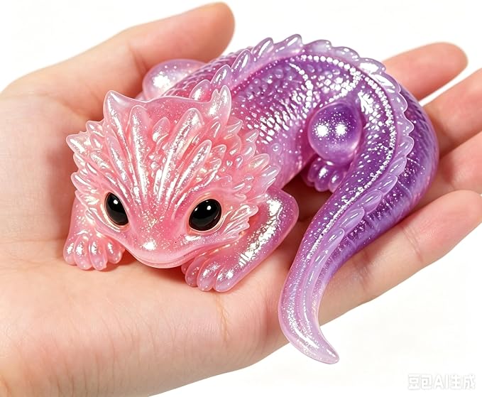 Resin Axolotl Resin Molds Silicone, 3D Detailed Animal Silicone Molds, Flexible Effortless Demoldable Epoxy Resin Molds, Thickened Deep Epoxy Molds for Art Crafts, Gift, and Home Decor