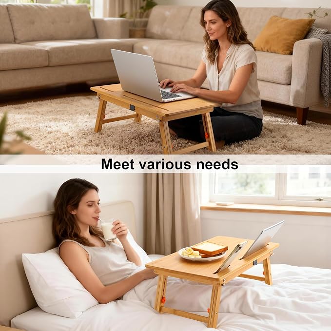 Nnewvante Foldable Lap Easel for Painting with Adjustable Height & Angle