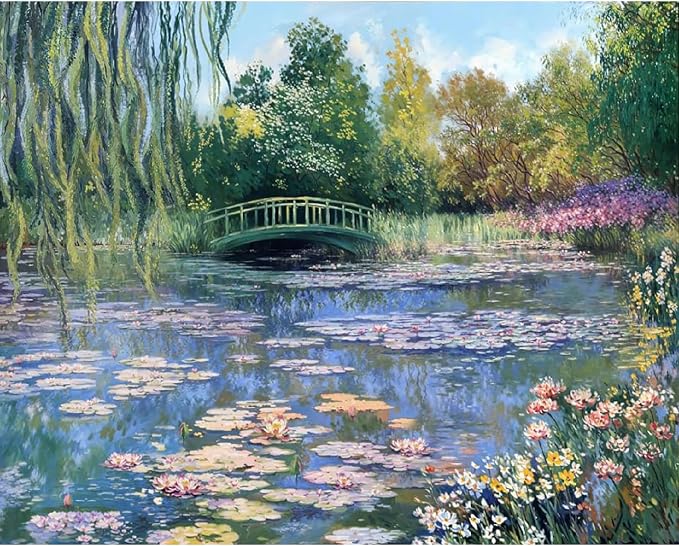 Monet Cute Diamond Art Kits for Adults Diamond Painting Kit for Beginner