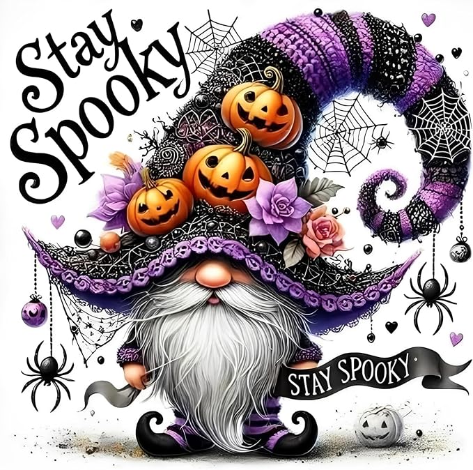 HHMATITS Halloween Diamond Art Kits for Adults 12X12Inch
