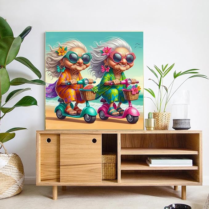 mrpwnle Diamond Art Kits for Adults, Grandmas Diamond Painting Kits
