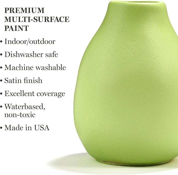 Martha Stewart, Multi-Surface Satin 12 pc Paint Set, Spring Blooms