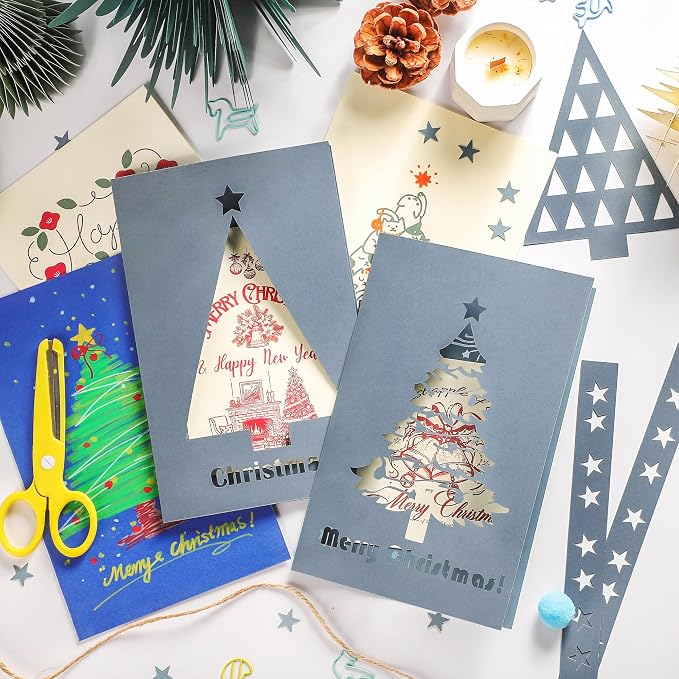 35 Sheets Dusty Blue Cardstock 92LB Construction Paper 8.5 x 11 Inch