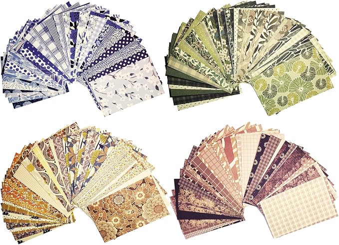 240 Sheets Vintage Scrapbook Papers Journaling Scrapbooking Supplies Kit Decorative Craft Paper for Planner, Bullet Journal Collage Card Embellishment Retro Crafts
