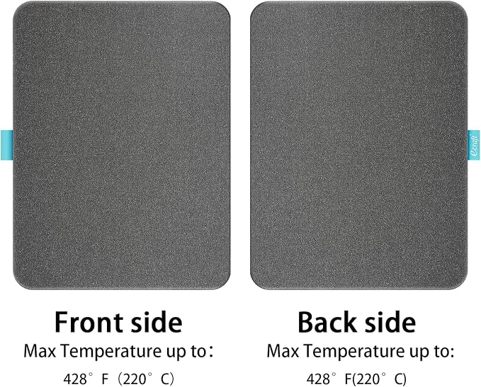Heat Press Mat for Cricut Easypress: Ecraft 13" x 17" Double-Sided Heating Ironing Mats for Craft Insulation Transfer HTV Vinyl