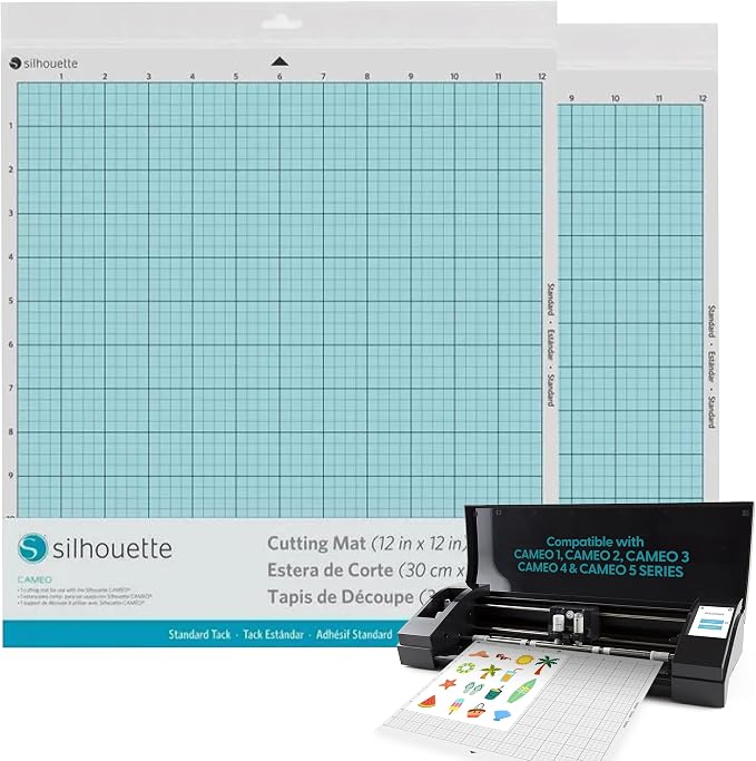 Silhouette Cameo Cutting Mat 12X12 - 2 Pack