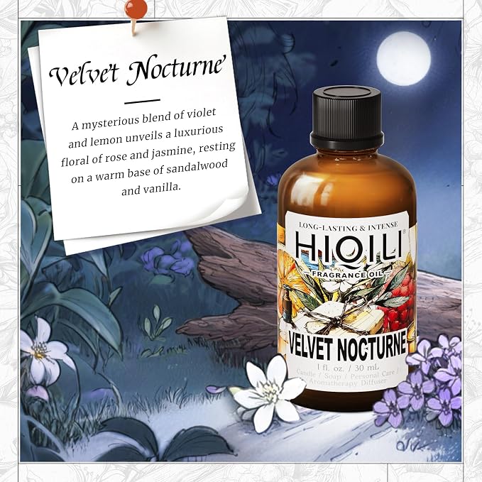 HIQILI Velvet Nocturne Fragrance Oil for Diffuse for Home - 1 Fl Oz