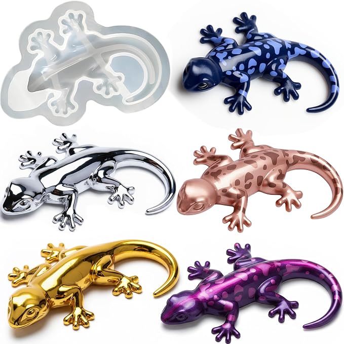 Lizard Resin Molds, Animal Silicone Molds for Epoxy Resin Casting