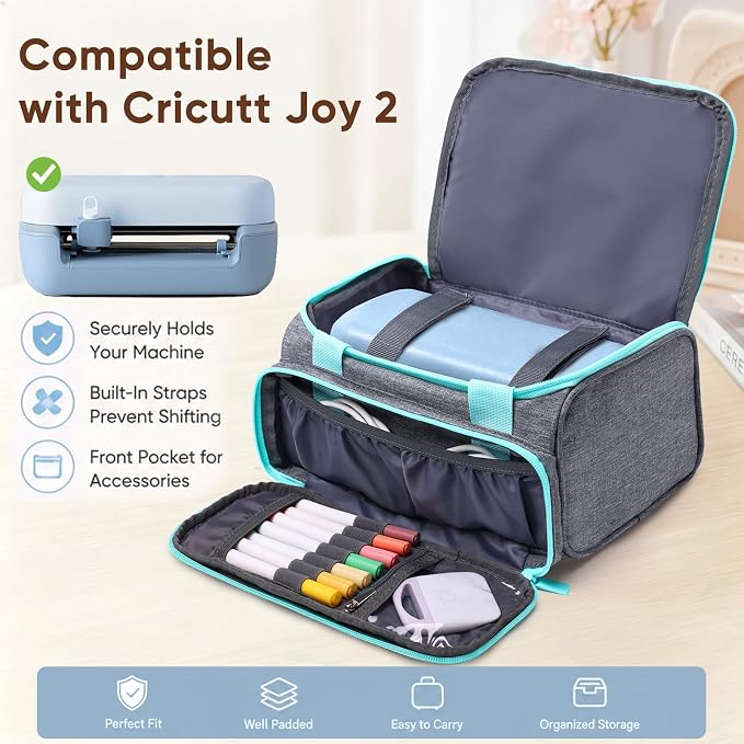 Carrying Case for Criut Joy 2 Cutting Machine Accessories Storage Organizer
