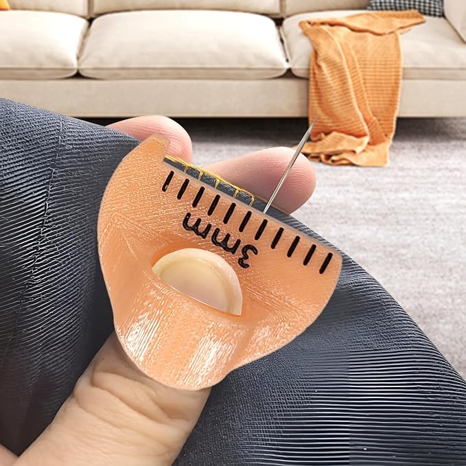 Finger Sewing Ruler | Easy Stitching Tool & Quilting Templates| Hand Stitch Spacing Tool for Even & Consistent Stitches | DIY Sewing Guide for Patchwork, Mending, and Embroidery（3 Sizes ）