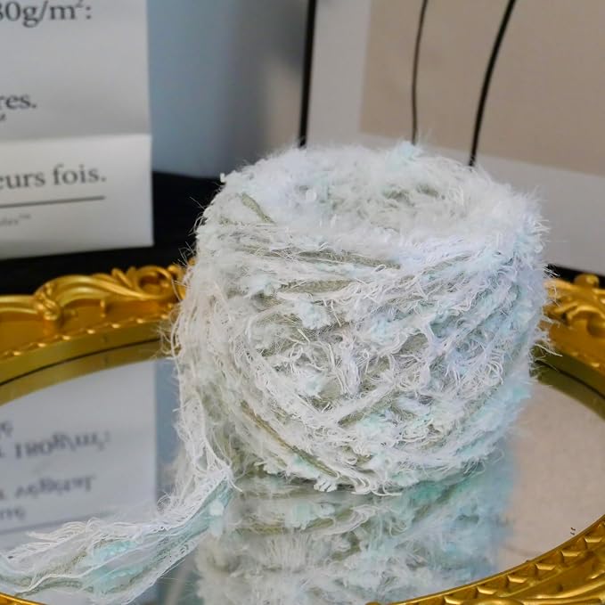 Artisanal Yarn Fancy Yarn Multifiber Blended Yarn Novelty Colorful Soft