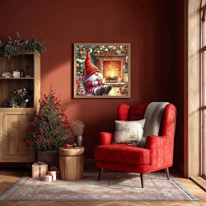 Christmas Paint by Number Kits for Adults, Paint by Numbers Kit for Adults