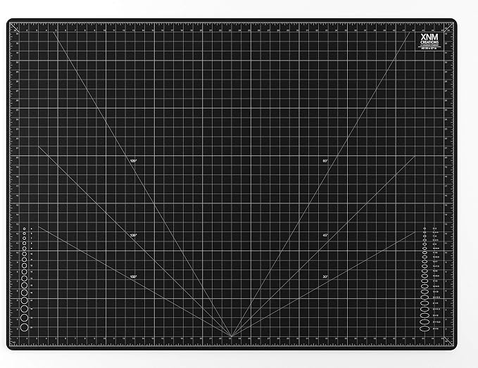 Premium Self Healing Cutting Mat - 36 Inches by 48 inches - A0-3 Layer Quality PVC Construction - Dual Sided, Imperial and Metric Grid Lines - Perfect for Cutting, Sewing, and Crafts