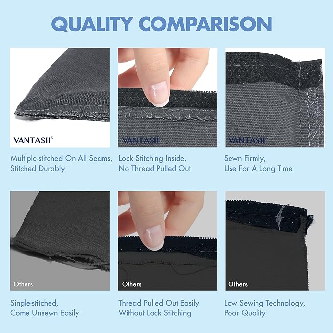 15 Pack Blank Cotton Canvas DIY Craft Zipper Bags Pouches Pencil Case for Makeup Cosmetic Toiletry Stationary Storage