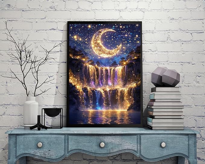 Waterfall Diamond Art Kits for Adults, 5D Diamond Painting Kits for Adults