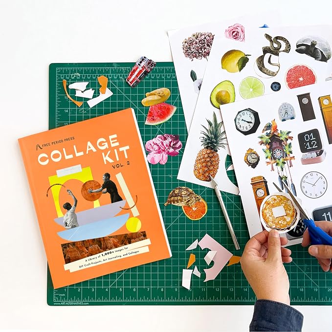 Collage Kit Vol. 2: 1000+ Images for Junk Journaling, Vision Boarding & DIY Crafts | 230-Page Creative Magazine with Perforated Pages, Prompts & Art Inspiration for Beginners & Pros (Volume 2)