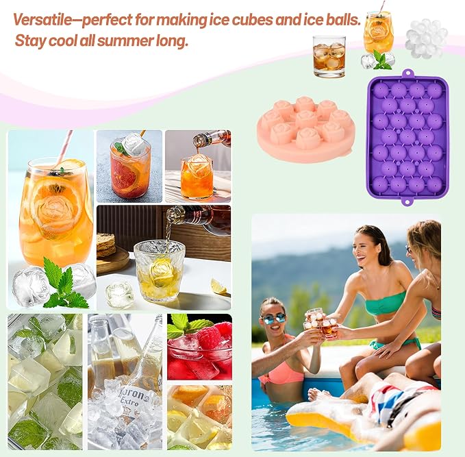 Soap Making Kit with 2 Silicone Molds (Grape & Rose), Gift Bags, Gift Tags, Ribbons & Jute Twine - 26 Pcs DIY Craft Set,Mold for Handmade Soap Making Gift - Idea for Adults & Crafters