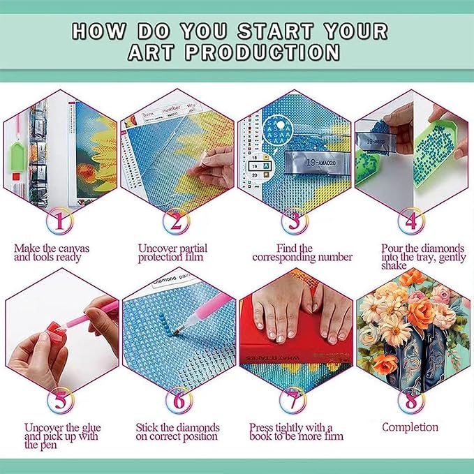 Cowboy Boots Diamond Painting Kits for Adults - Diamond Art Kits for Adults