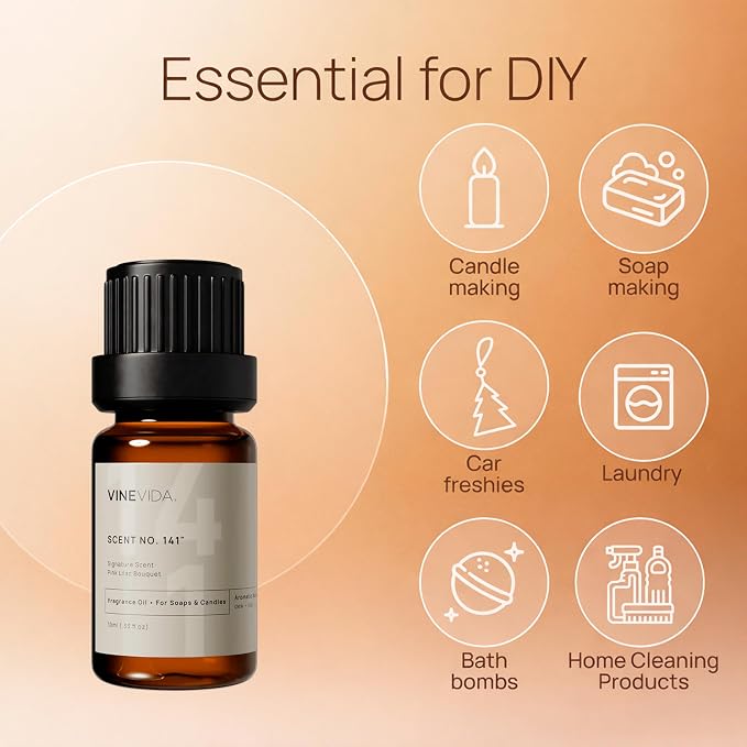 VINEVIDA [0.33oz] Scent No.7 Fragrance Oil for Candle Making and Soap Making - Premium Candle Scents for Soy Candles