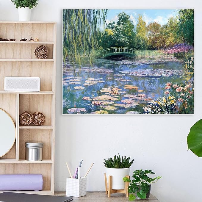 Monet Cute Diamond Art Kits for Adults Diamond Painting Kit for Beginner