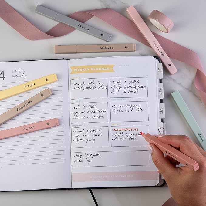 DIVERSEBEE Bible Highlighters with Soft Chisel Tip, 16 Pack Assorted Colors Pens No Bleed, Quick Dry Set, Cute Aesthetic Markers, Bible Study Journaling Supplies and Accessories (Pastel)
