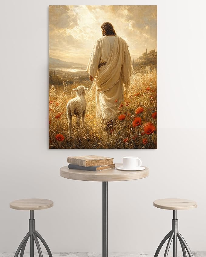 askkqtx Jesus Diamond Art Kits for Adults 12x16 Inch