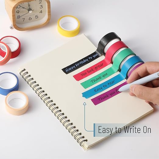 Mr. Pen- Washi Tape Set, 10 Rolls, 5.5 Yards/Roll, Washi Tape for Scrapbook | Arts, Crafts, Journals and Planners, Vintage