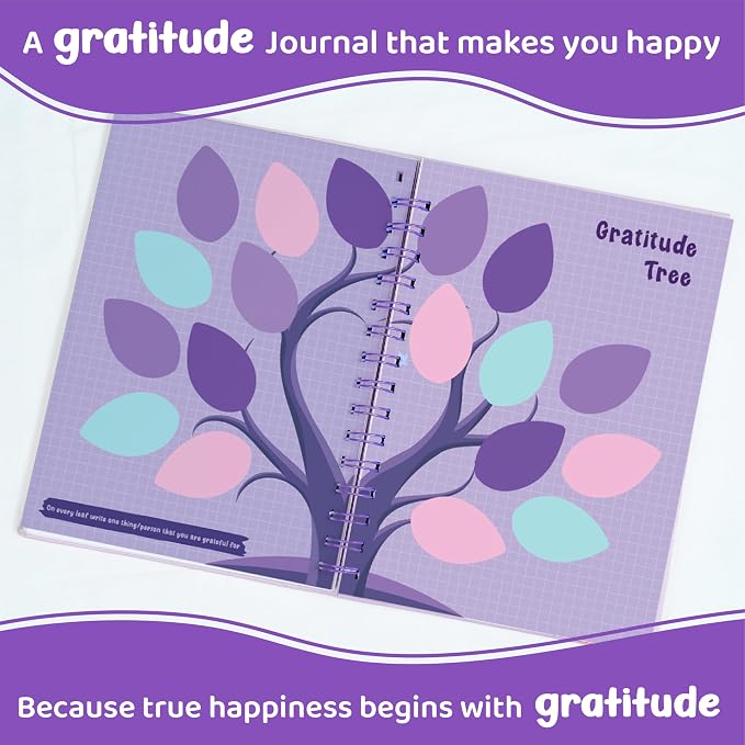 Jackinthebox Gratitude Journal Kit for 8-12 Year Old Girls, Craft Scrapbook