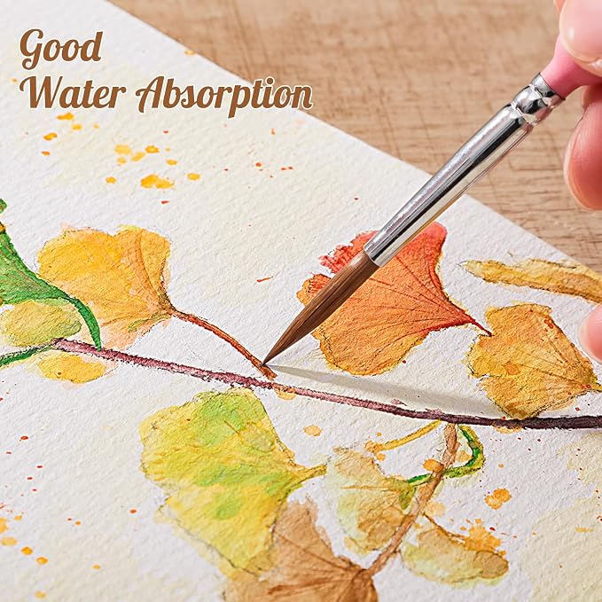 80 Sheets Watercolor Paper Bulk, 5 x 7 in, 110 Lb/230 GSM, Cold Press